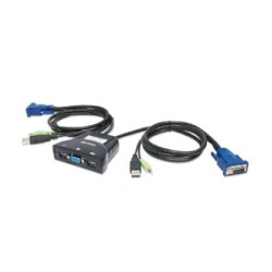 MANHATTAN SWITCH KVM, 2X USB, 2X VGA KVM 151245