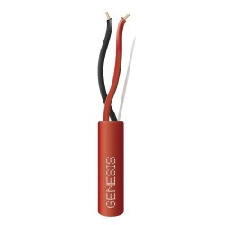 BOBINA HONEYWELL DE 305 METROS DE ALAMBRE, 2X18 AWG, TIPO FPLR-CL3R, FT4, COLOR ROJO, RESISTENTE A LA INTEMPERIE PARA APLICACION