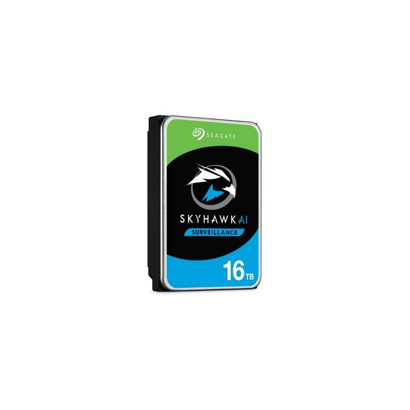 DISCO DURO PARA VIDEOVIGILANCIA SEAGATE SKYHAWK AI 3.5?, 16TB, SATA III, 6 GBIT/S, 7200RPM, 256MB CACHÉ, ST16000VE002