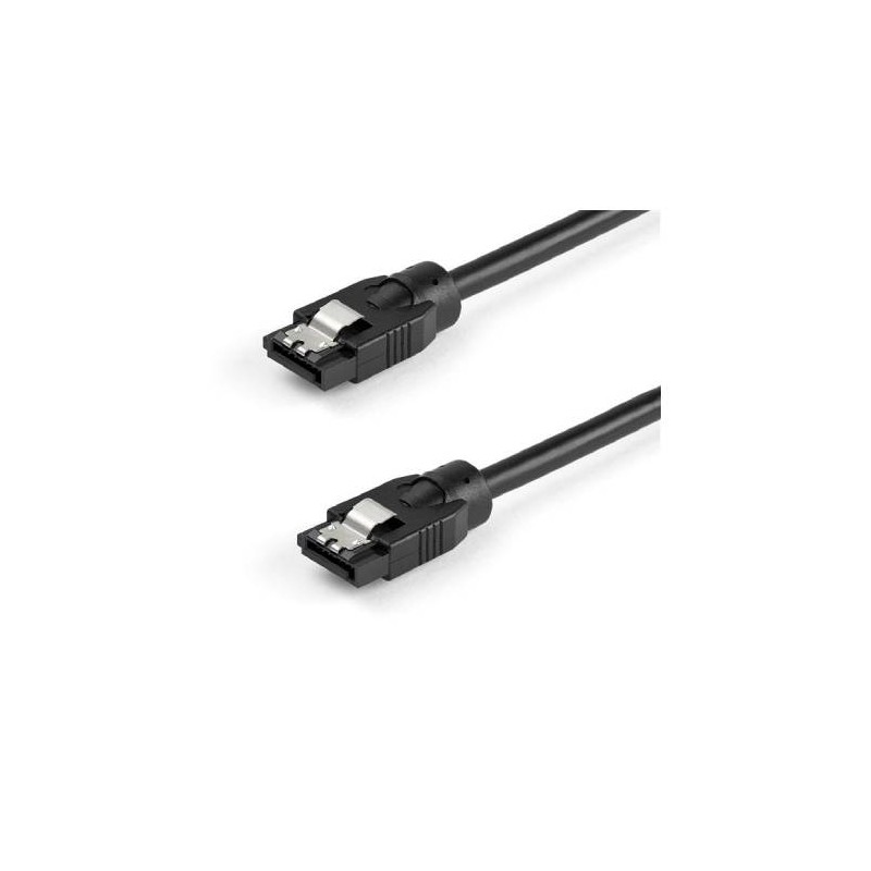 CABLE REDONDO SATA STARTECH.COM 7-PIN MACHO – SATA 7-PIN MACHO, 30CM, NEGRO SKU: SATRD30CM
