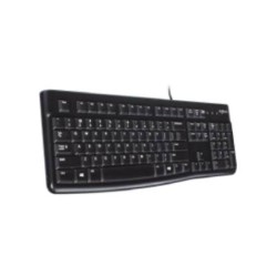 TECLADO LOGITECH K120, USB, ALÁMBRICO, NEGRO (ESPAÑOL)