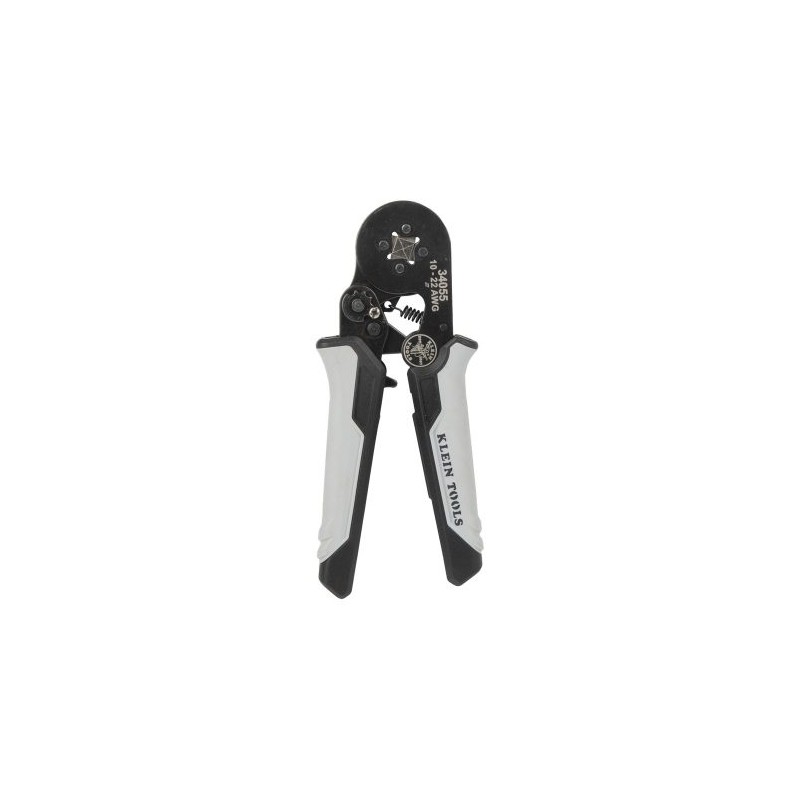 PINZA PONCHADORA KLEIN TOOLS CUADRADA DE CONECTORES DE CASQUILLO / FERRULES PARA CABLE DE 10-22 AWG, 34055