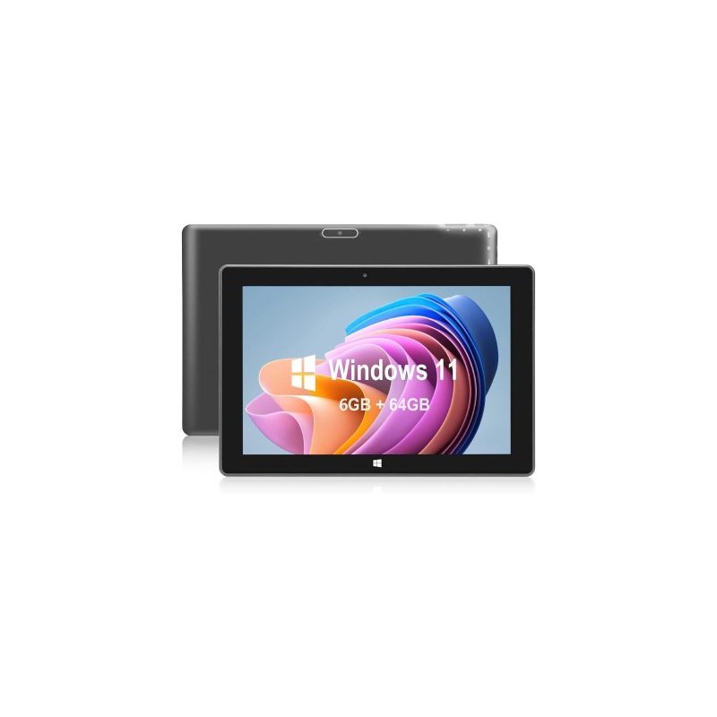 TABLETA KBJPADS CON WINDOWS 11, 6 GB RAM 64 GB ROM, 10 PULGADAS TABLET PC WINDOWS, INTEL CELERON N4020C, IPS 1280 X 800 2.8 GHZ,