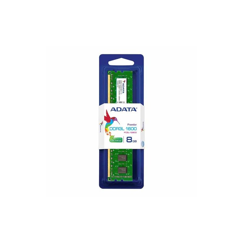 MEMORIA RAM ADATA DDR3L, 1600MHZ, 8GB, CL11, U-DIMM
