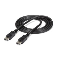 STARTECH.COM CABLE DISPLAYPORT CON CERTIFICACIÓN VESA DISPLAYPORT 1.2 MACHO – DISPLAYPORT 1.2 MACHO, 4K, 60HZ, 3 METROS, NEGRO, 