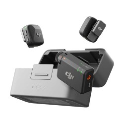 DJI MIC MINI 2 TRANSMISORES + 1 RECEPTOR + ESTUCHE DE CARGA – MICRÓFONO INALÁMBRICO PROFESIONAL, CANCELACIÓN DE RUIDO, 48H BATER