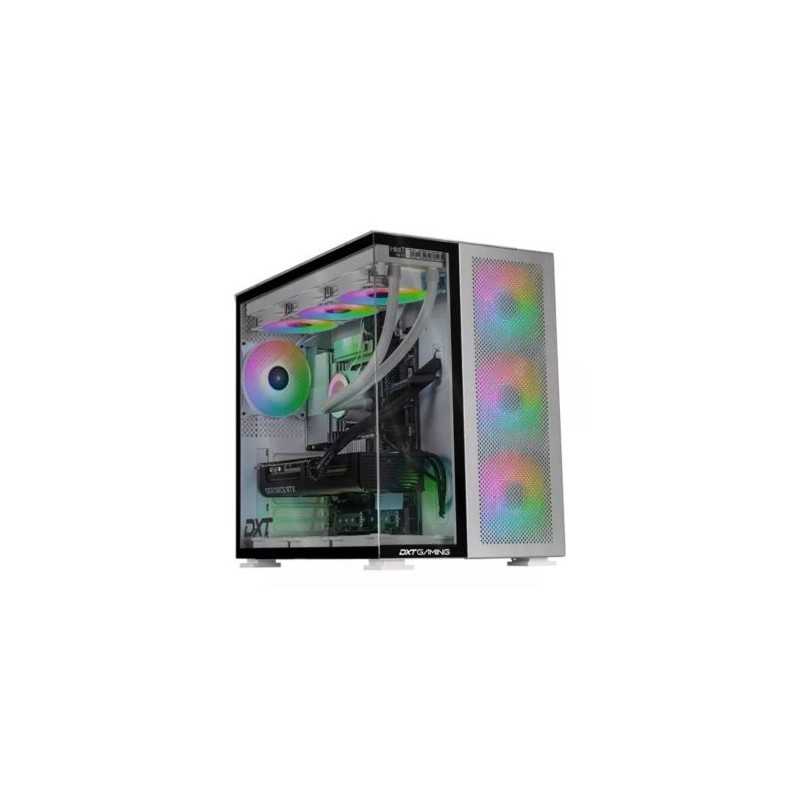 COMPUTADORA DXT GAMING TITAN T5 SILVER, INTEL CORE ULTRA 7 265K, NVIDIA GEFORCE RTX 5080, 64GB, 2TB SSD, WI-FI, WINDOWS 11 PRUEB