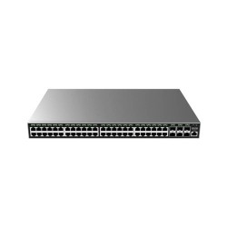 SWITCH GRANDSTREAM GIGABIT ETHERNET GWN7806P, 48 PUERTOS POE 10/100/1000MBPS + 6 PUERTOS SFP+, 400W, 216GBIT/S, 32.000 ENTRADAS 