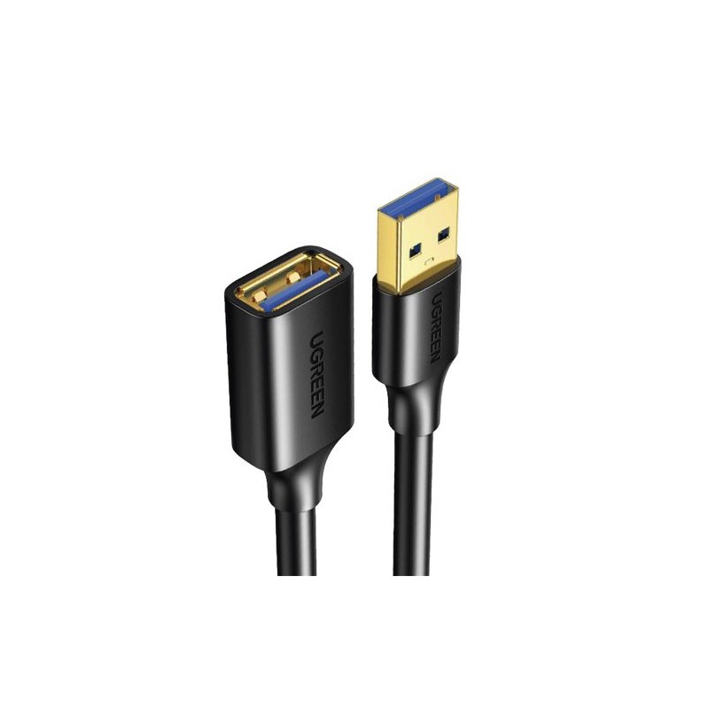 CABLE UGREEN EXTENSOR USB 3.0 MACHO-HEMBRA, 3 METROS, ALTA VELOCIDAD DE 5 GBPS, NÚCLEO DE COBRE ESTAÑADO, ULTRA DURABILIDAD, BLI