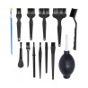 KIT DE LIMPIEZA PARA TECLADO, CEPILLO ANTIESTÁTICO, 13 PIEZAS – IDEAL PARA ELECTRÓNICA Y OFICINAS
