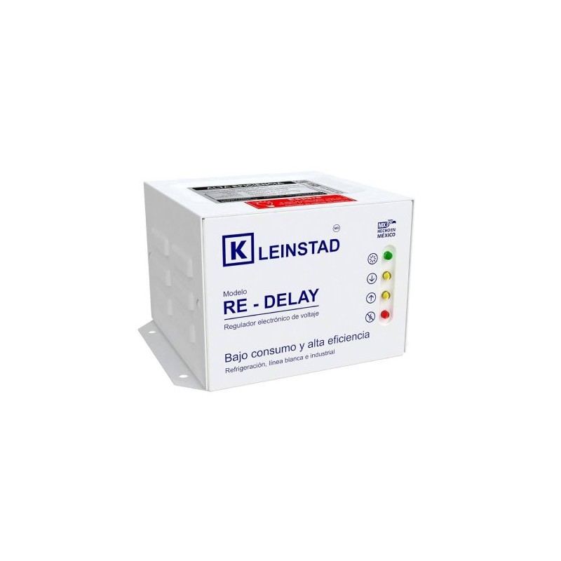 REGULADOR DE VOLTAJE KLEINSTAD RE-DELAY PARA REFRIGERADORES DE HASTA 3,300VA/2,000W, 120VCA, RE-DELAY-2000