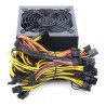 EAMOM FUENTE DE ALIMENTACIÓN MINERA 2000W PSU ATX, ACTIVO PFC, EMC INTERFERENCIA ANTI-ELECTROMAGNÉTICA, VENTILADOR DE RODAMIENTO
