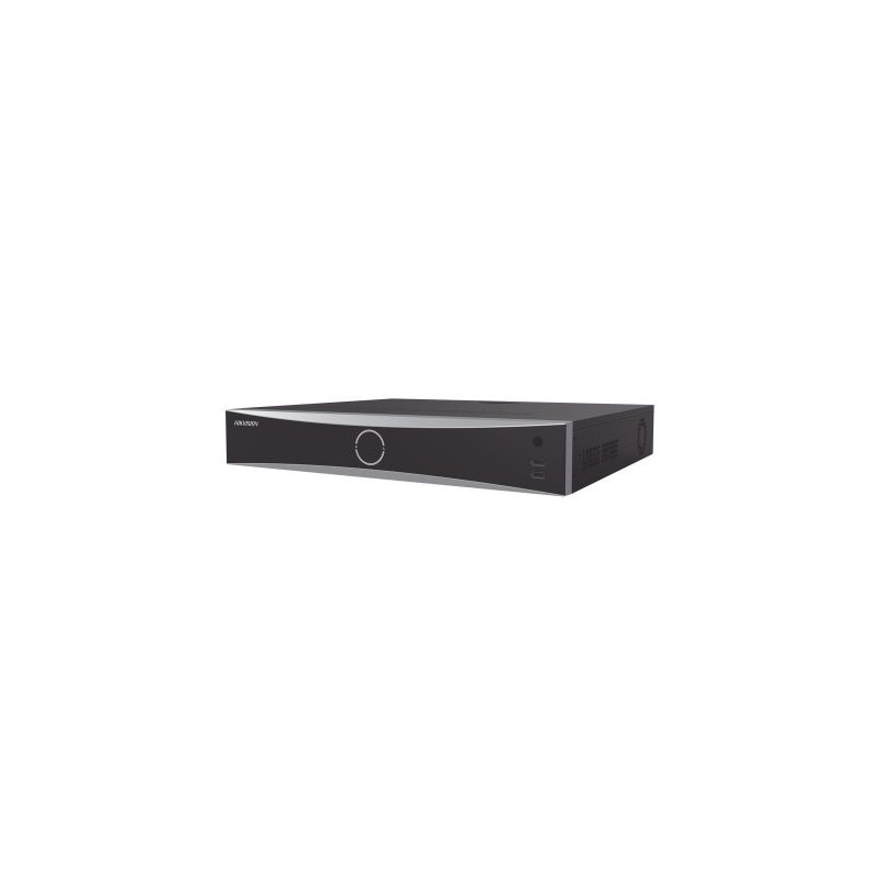 NVR HIKVISION DE 12 MEGAPÍXELES 4K, 32 CANALES IP, 16 PUERTOS POE+ CON RECONOCIMIENTO FACIAL Y ACUSENSE PARA REDUCIR FALSAS ALAR