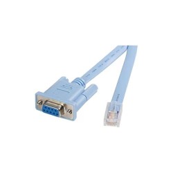 CABLE STARTECH.COM RJ45 MACHO – SERIAL DB9 HEMBRA, 1.8 METROS, AZUL, DB9CONCABL6