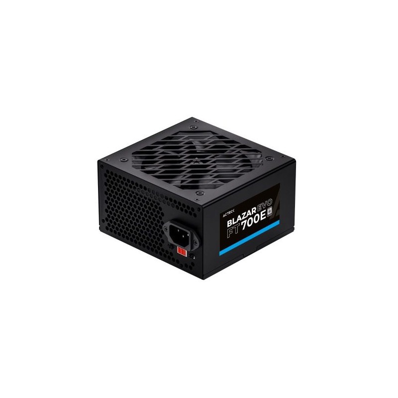 FUENTE DE PODER ACTECK BLAZAR EVO FT700E, 24-PIN ATX, 120MM, 700W, NEGRO, ES-05004E