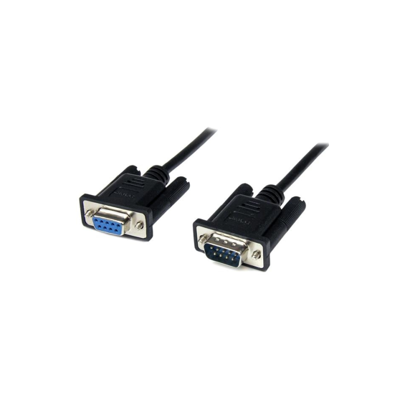 CABLE MÓDUM SERIAL STARTECH.COM DB-9 MACHO – DB-9 HEMBRA, 2 METROS, NEGRO, SCNM9FM2MBK