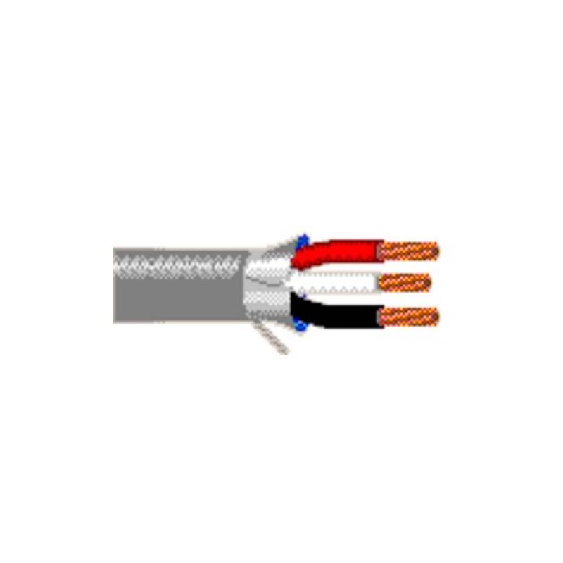 BOBINA DE CABLE BELDEN DE VIGILANCIA Y SONIDO, 305 METROS, GRIS, CARRETE PUT-UP, 5301FE 0081000