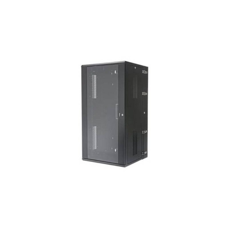 GABINETE PANDUIT PANZONE CON PUERTA CON VENTANA DE PARED 19?, 26U, HASTA 158.7KG, NEGRO, PZWMC26W