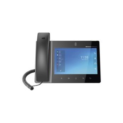 TELÉFONO IP ANDROID 11 16 LÍNEAS SIP CON 16 CUENTAS PANTALLA TÁCTIL 8? PUERTOS GIGABIT WI-FI BLUETOOTH POE CODEC OPUS IPV4/IPV6 