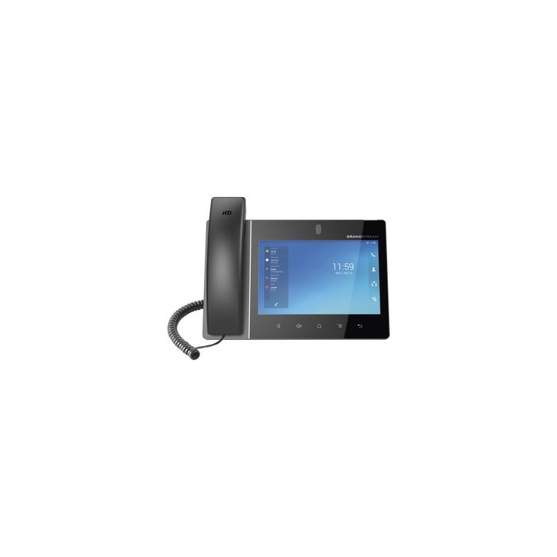TELÉFONO IP ANDROID 11 16 LÍNEAS SIP CON 16 CUENTAS PANTALLA TÁCTIL 8? PUERTOS GIGABIT WI-FI BLUETOOTH POE CODEC OPUS IPV4/IPV6 