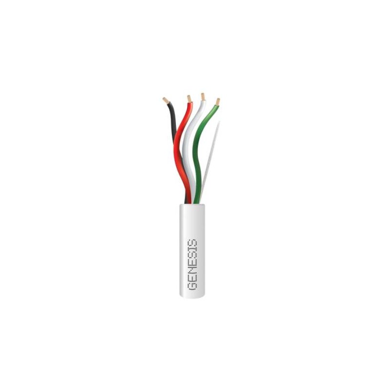 BOBINA DE CABLE HONEYWELL PARA ALARMA 2115-5501/500, 18 AWG, 152 METROS, BLANCO, 2115-5501/500