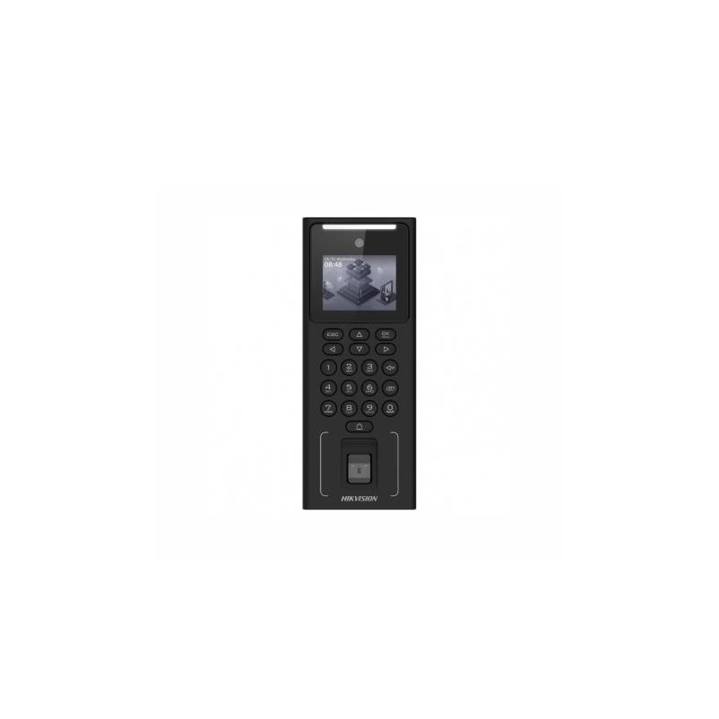 HIKVISION CONTROL DE ACCESO Y ASISTENCIA BIOMÉTRICO DS-K1T321EFWX, 500 ROSTROS, 3000 HUELLAS, 3000 TARJETAS, RS-485