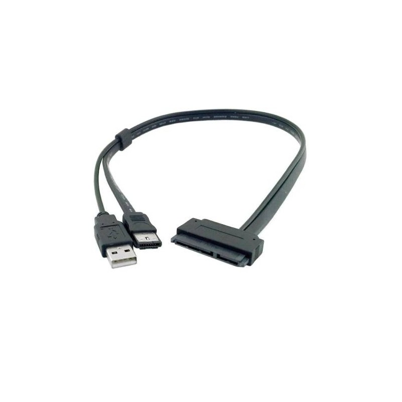 CABLE SATA 22PIN A ESATA,+ USB ALIMENTADO, 50CM