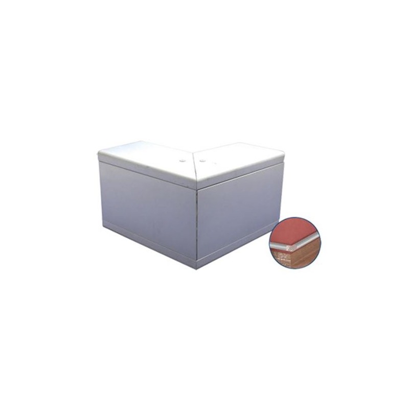 ESQUINERO EXTERIOR THORSMAN DE ALUMINIO INKA-100-EE, PARA CANALETA INKA100 (8110-80001)