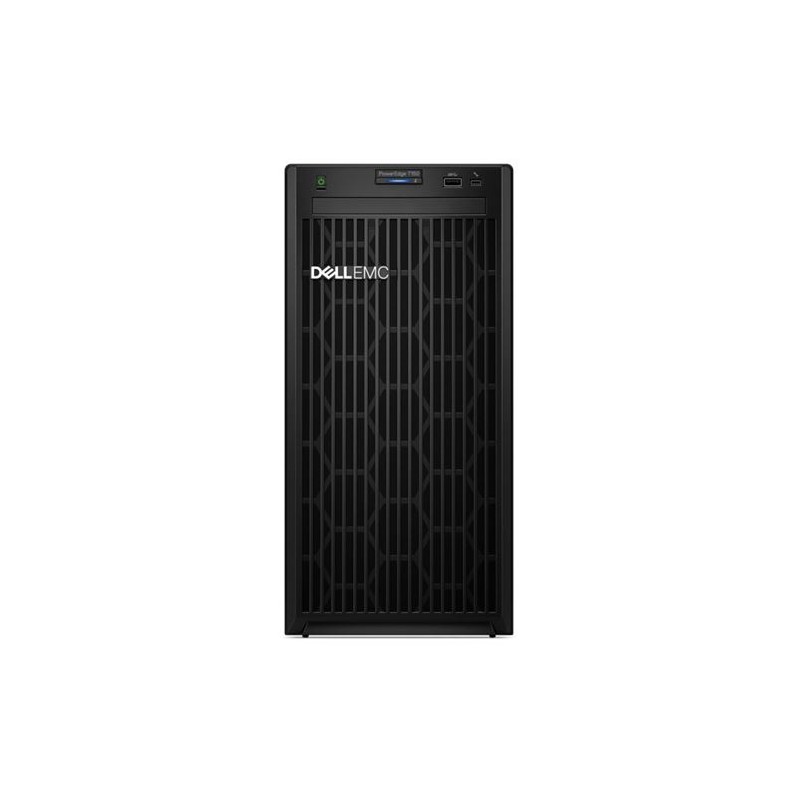 SERVIDOR DELL POWEREDGE T150, INTEL XEON E-2324G 3.10GHZ, 16GB DDR4, 1TB, 3.5?, SATA, RACK (4U) – NO WINDOWS