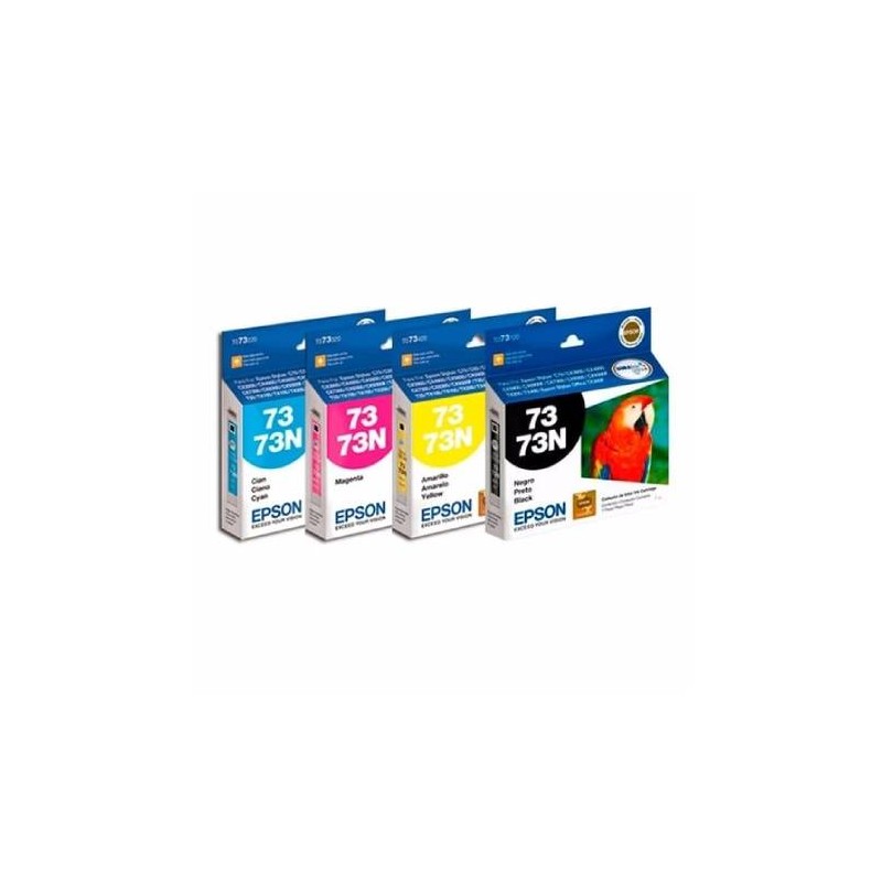 BUNDLE 4 TINTAS EPSON 73/N ORIGINAL