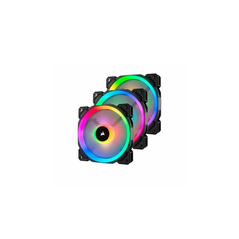 VENTILADOR CORSAIR LL120 RGB, 120MM, 600 – 1500RPM – 3 PIEZAS