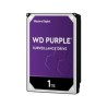 DISCO DURO PARA VIDEOVIGILANCIA WESTERN DIGITAL WD PURPLE 3.5”, 1TB, SATA III, 6 GBIT/S, 64MB CACHÉ, WD11PURZ