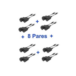 TRANSCEPTOR PASIVO DE VIDEO UTEPO UTP101P-HD6, BNC, 8 PARES, UTP101P-HD6 8PZ