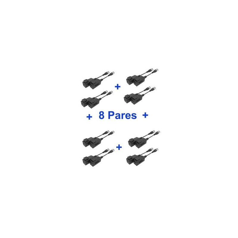 TRANSCEPTOR PASIVO DE VIDEO UTEPO UTP101P-HD6, BNC, 8 PARES, UTP101P-HD6 8PZ