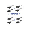 TRANSCEPTOR PASIVO DE VIDEO UTEPO UTP101P-HD6, BNC, 8 PARES, UTP101P-HD6 8PZ