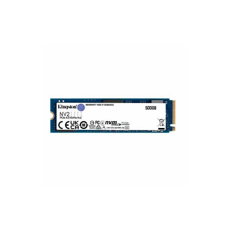 UNIDAD DE ESTADO SOLIDO SSD KINGSTON NV2 NVME, 500GB, PCI EXPRESS 4.0, M.2, SNV2S/500G