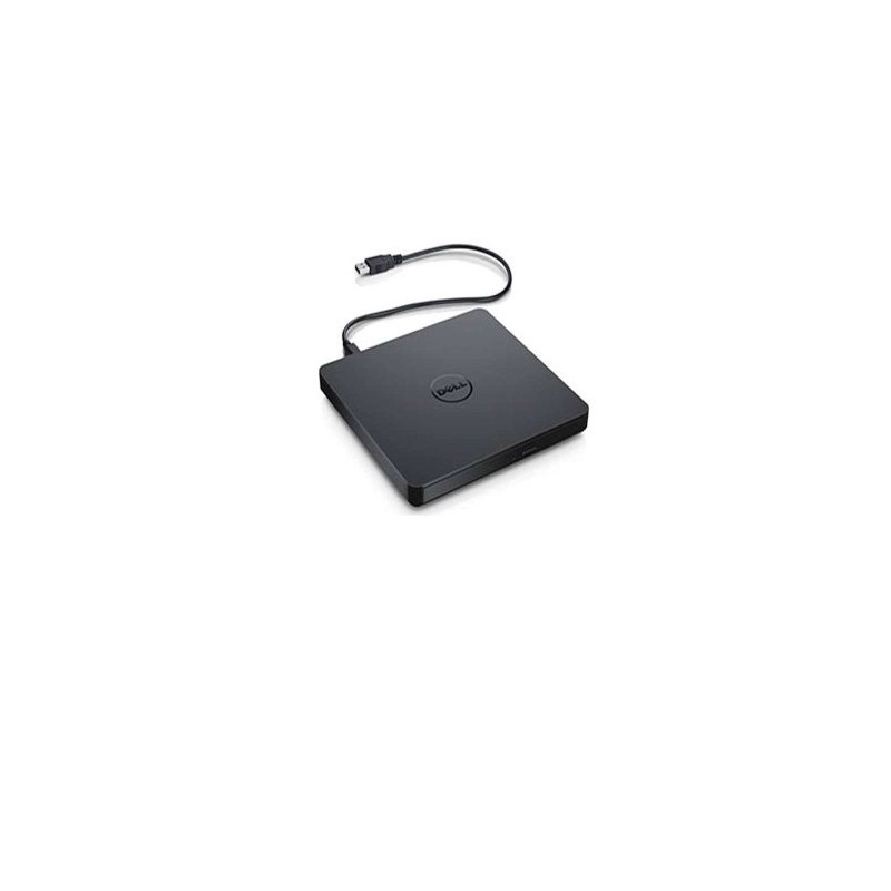 QUEMADOR DE DVD PLUG AND PLAY DELL, DVD±RW 8X, USB 2.0, EXTERNO, NEGRO, 429-AAUQ