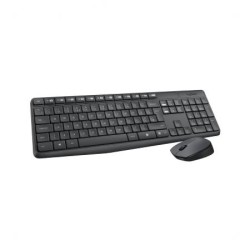 KIT DE TECLADO Y MOUSE LOGITECH MK235, INALÁMBRICO, USB, NEGRO (ESPAÑOL)
