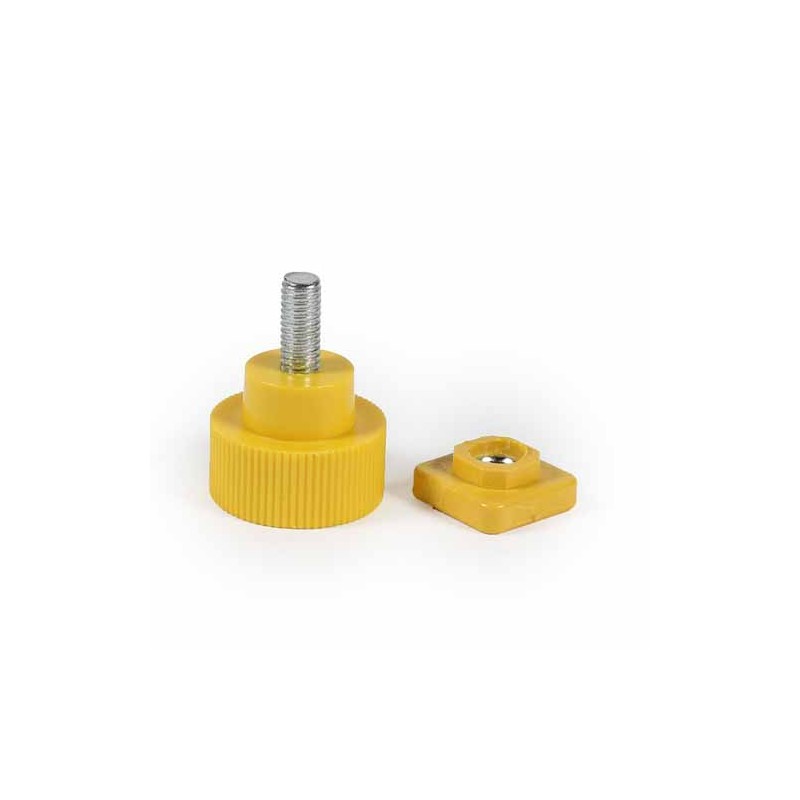 KIT DE 8 TORNILLOS Y 8 TUERCAS OPTRONICS DE UNION AMARILLOS PARA UNIONES FIBERWAY, OPSCACKIT8120AM