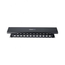 LINKEDPRO ORGANIZADOR DE CABLES HORIZONTAL 19”, 2U, NEGRO