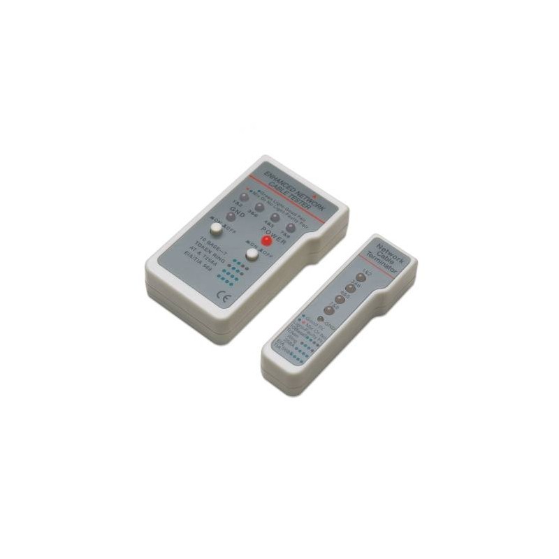 MANHATTAN INTELLINET RCKACC165 PROBADOR DE CABLES 351898, GRIS, RJ-45, BEIGE/GRIS
