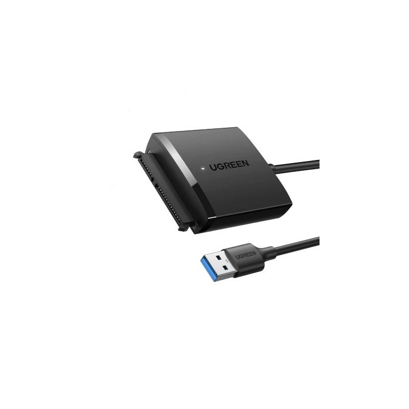UGREEN ADAPTADOR USB 3.0 A SATA III, ADMITE UASP Y 12TB COMPATIBLE CON DISCO DURO HDD SSD DE 2.5? Y 3.5? CON SUPER SPEED