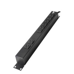 LINKEDPRO PDU PARA RACK 1U HTCM-1U, 15A, 120V, 8 CONTACTOS