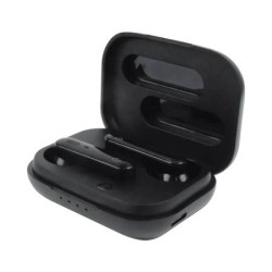 EASY LINE AUDÍFONOS INTRAURICULARES CON MICRÓFONO VIVA LIGHTS, INALÁMBRICO, BLUETOOTH, NEGRO