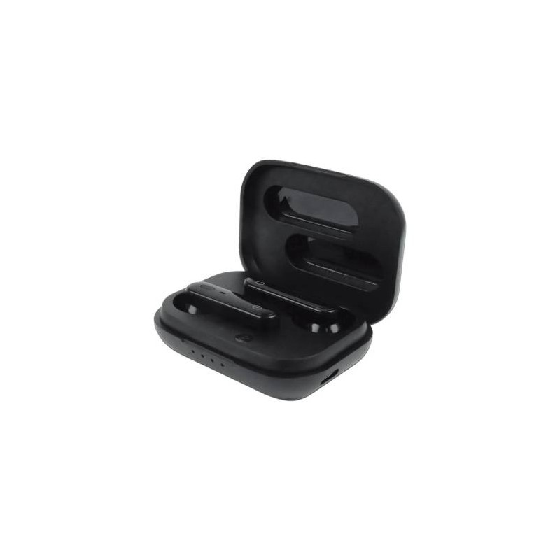 EASY LINE AUDÍFONOS INTRAURICULARES CON MICRÓFONO VIVA LIGHTS, INALÁMBRICO, BLUETOOTH, NEGRO