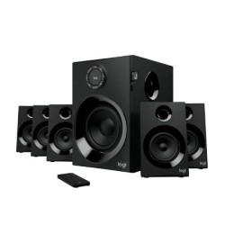 LOGITECH SISTEMA DE BOCINAS CON SUBWOOFER Z607, BLUETOOTH, ALÁMBRICO, 5.1, 80W RMS, USB, NEGRO