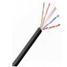 SAXXON OUTP6COP150NE – BOBINA DE CABLE UTP CAT6 100% COBRE/ 150 METROS/ USO EXTERIOR/ CUBIERTA LDPE/ 4 PARES/ SOPORTA PRUEBAS FL