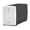 NO BREAK CDP 500VA/250W, 8 CONTACTOS, INDICADORES LED, BRAKER, RESPALDO DE BATERIA Y SUP DE PICOS