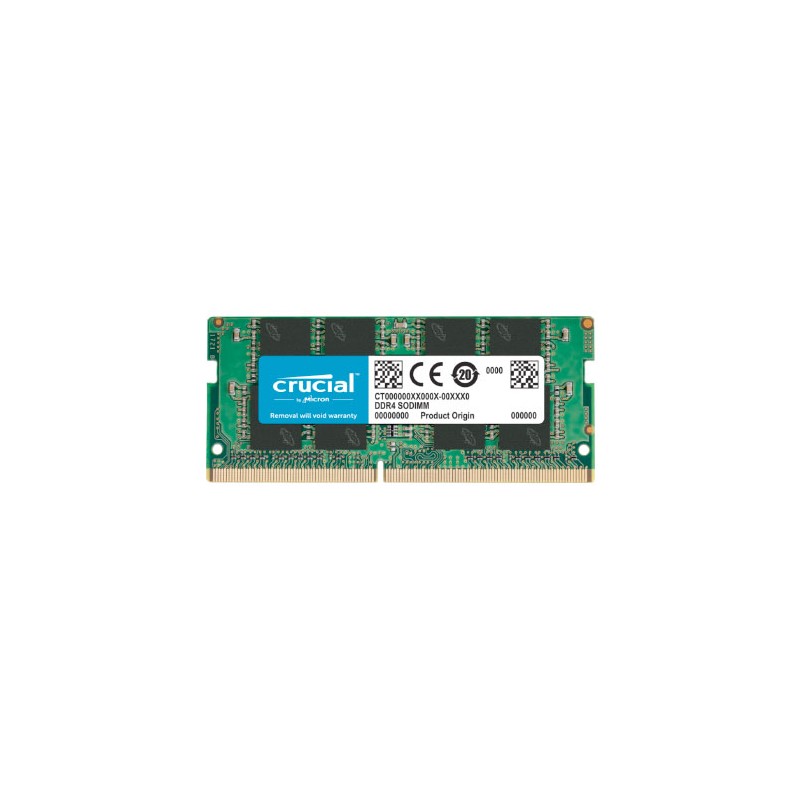 MEMORIA CRUCIAL SODIMM DDR4 16GB 3200MHZ CL22 256 PIN 1.2V P/LAPTOP