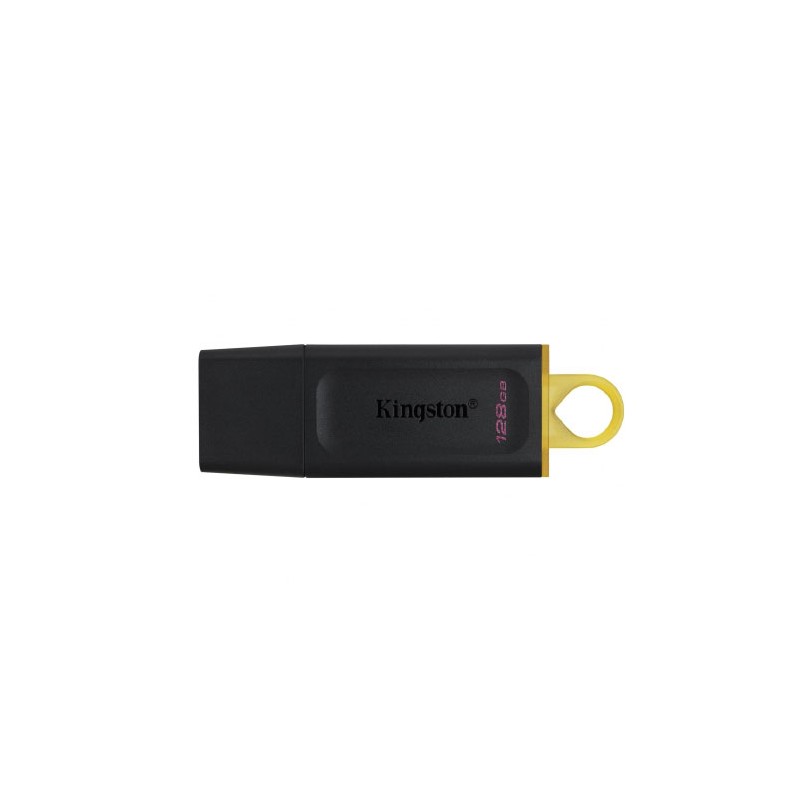 MEMORIA KINGSTON 128GB USB 3.2 ALTA VELOCIDAD / DATATRAVELER EXODIA NEGRO